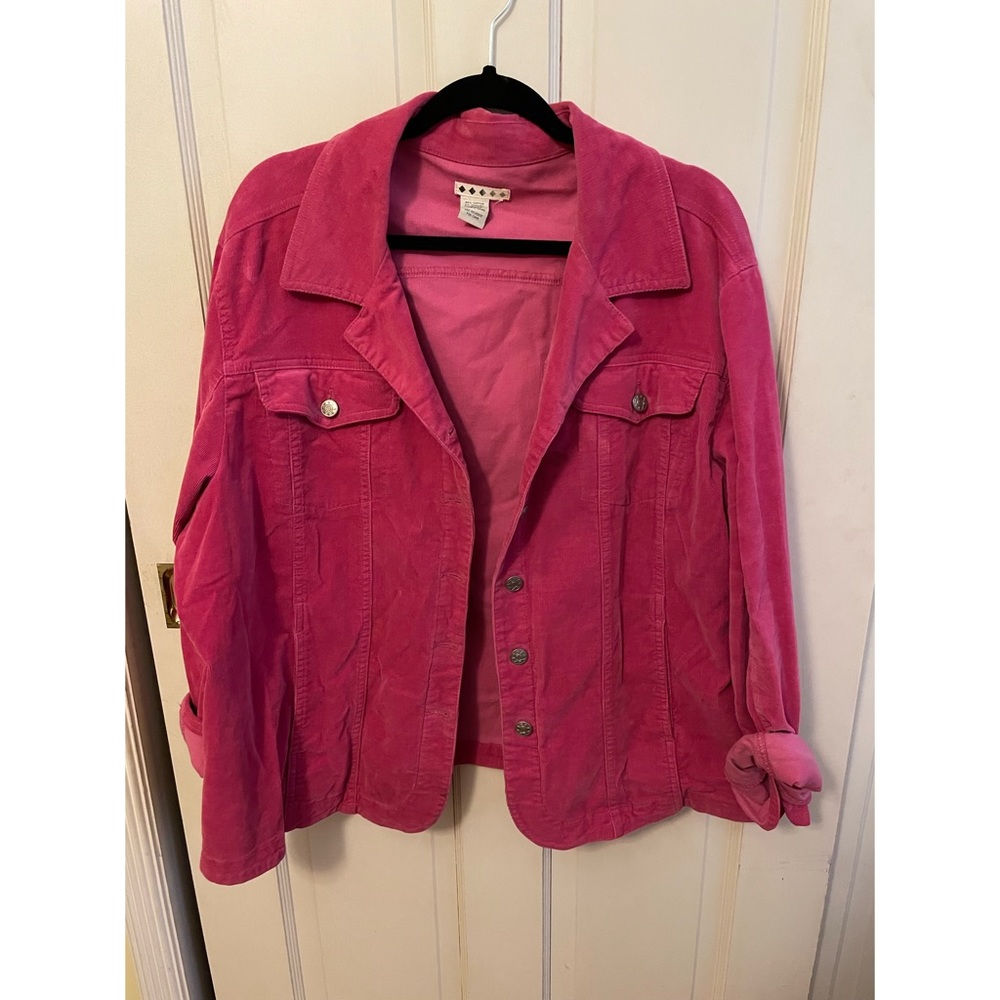Pink corduroy jacket